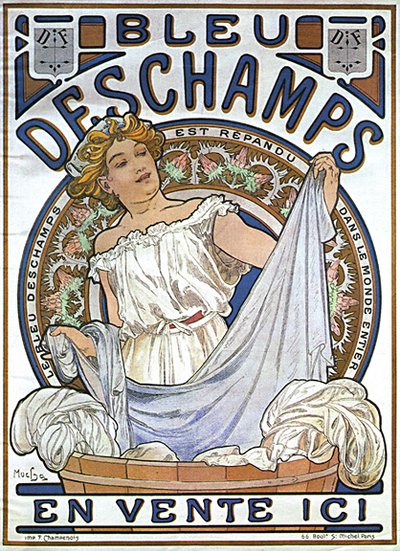 Bluedeschamps by Alphonse Mucha